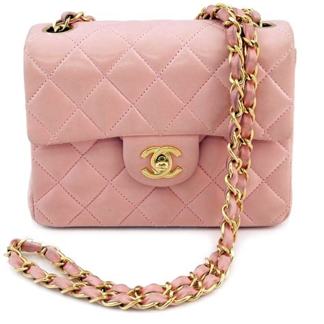 coco chanel pink bag|authentic pre owned chanel bags.